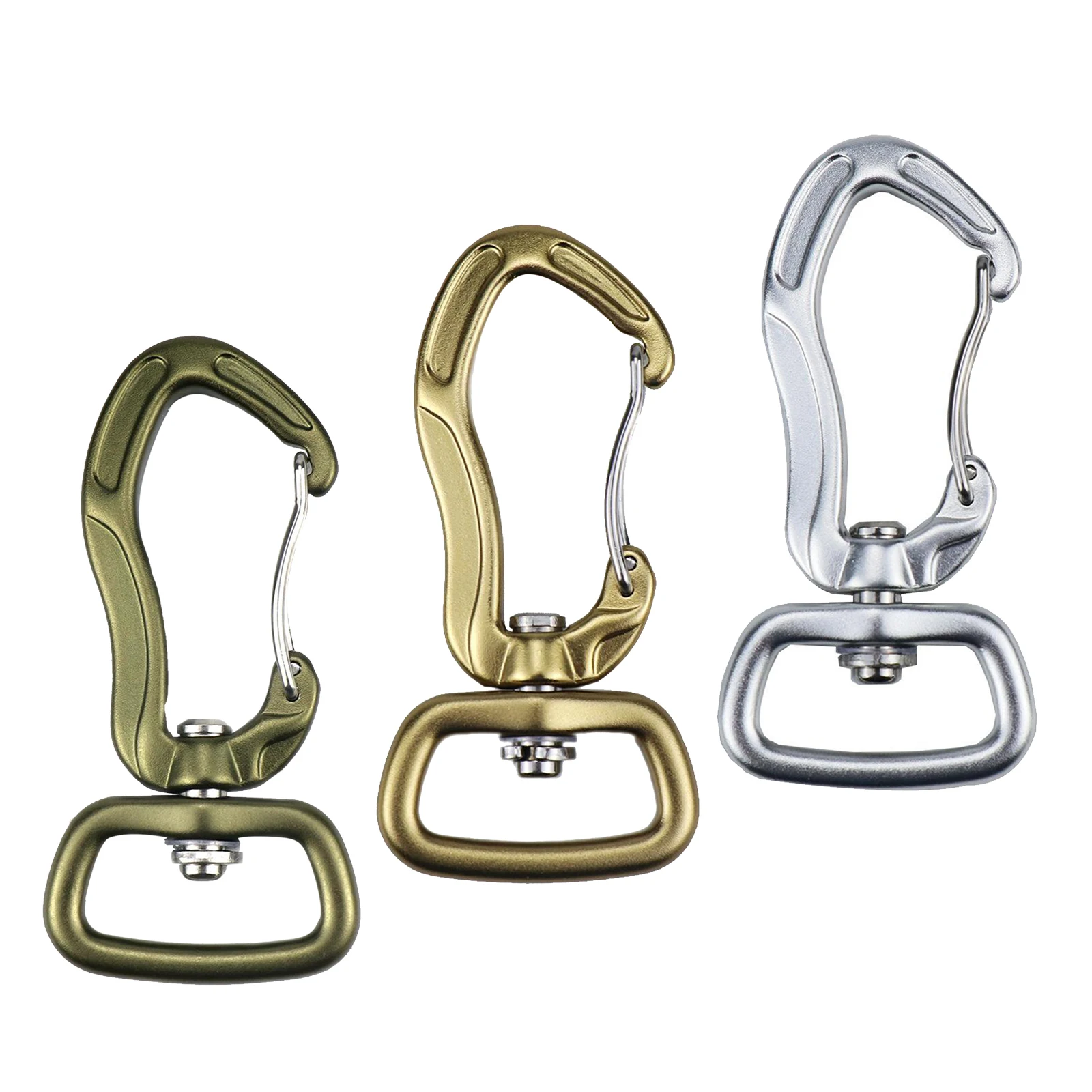 

400KG Swivel Carabiner Hanging Connector Climbing Camping Eye Snap Hook Buckle