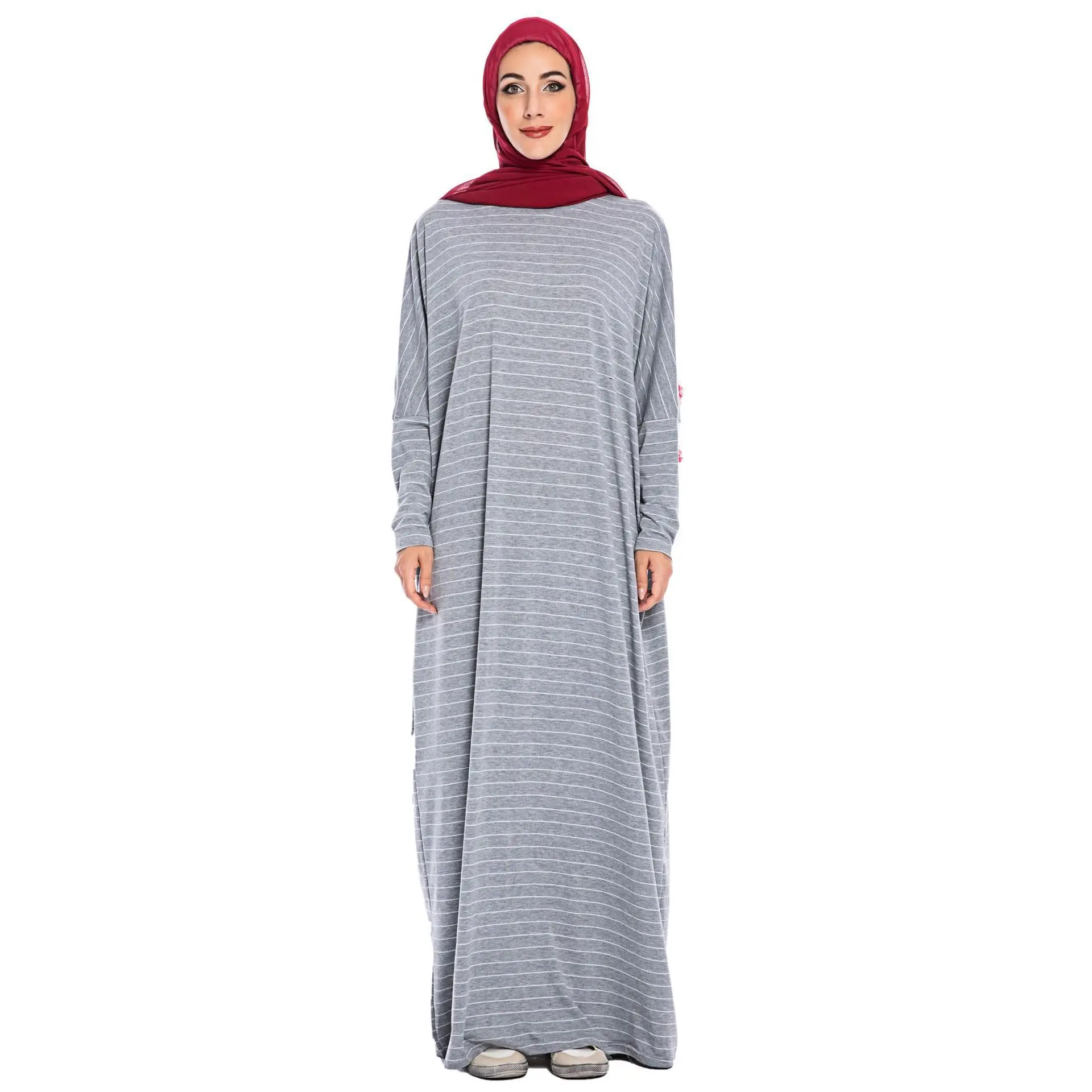 

Caftan Abaya Турция мусульманское платье Caftan Marocain Dubai Рамадан Abayas женское Полосатое хиджаб платье женское