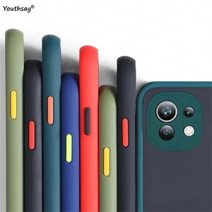 for xiaomi mi 11 lite case mi 11t lite 10t pro 10 ultra cover silicone matte transparent protector case for xiaomi 11 lite case free global shipping