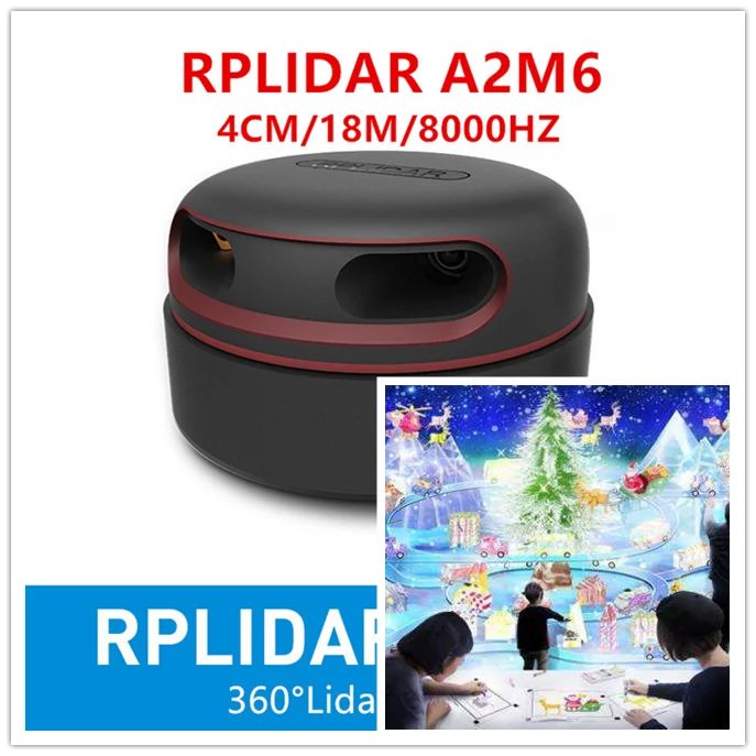A2M6 lidar RPLIDAR 18 м наземная стена большой экран интерактивное программное