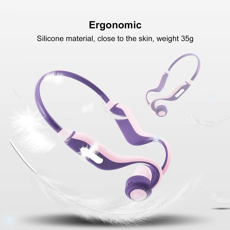 Водонепроницаемые спортивные наушники с костной проводимостью Встроенный 8 Гб sd