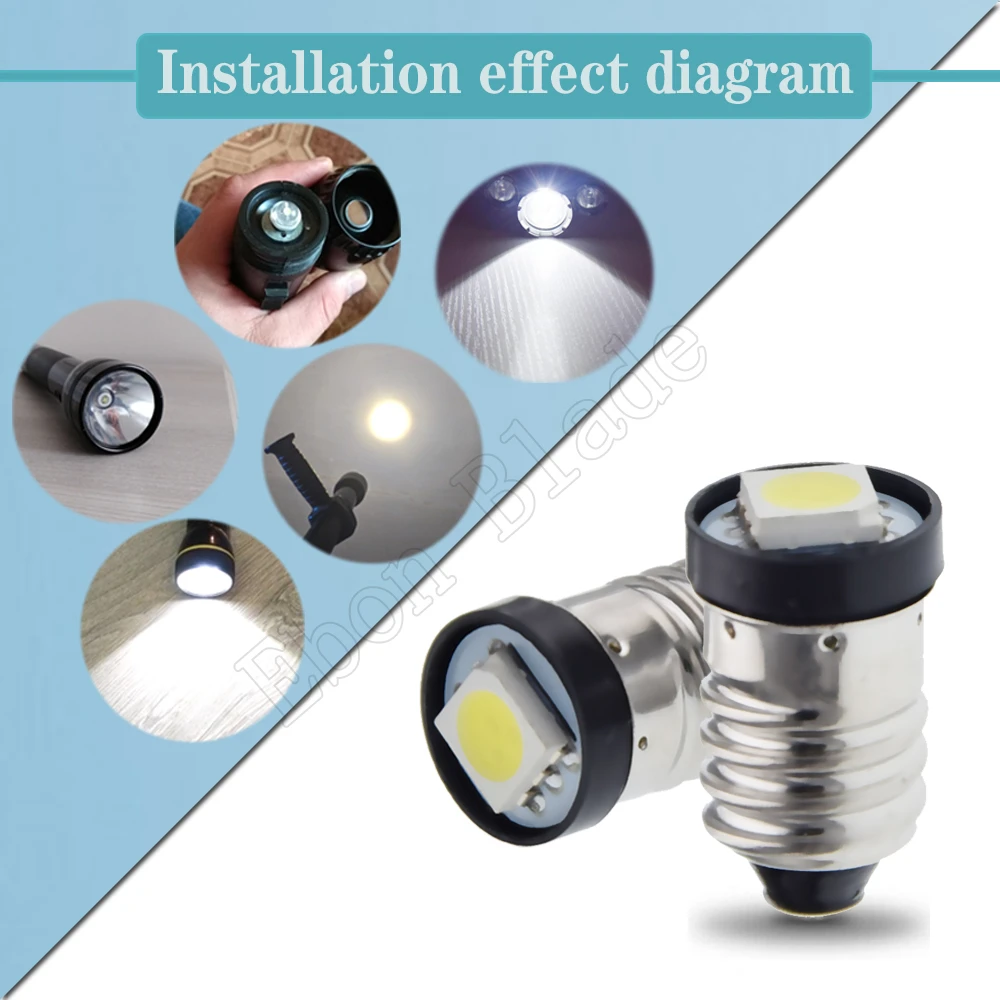 1500 шт. 24 В постоянного тока E10 1447 светодиодный 5050 1 SMD винтосветодиодный