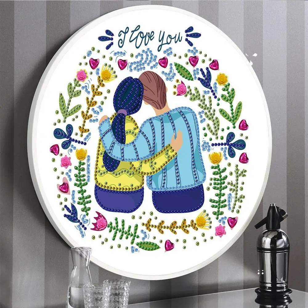 

Модный стиль для влюбленных фреска, алмазная живопись, вышивка крестиком 5D, сделай сам, алмазная вышивка, украшение для дома на стену, подаро...