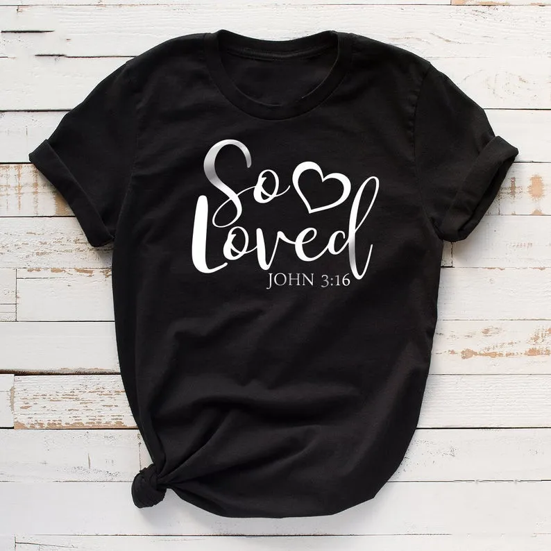 Религиозный текст Библии христианская любовь Иисус вдохновляющие футболки Мода
