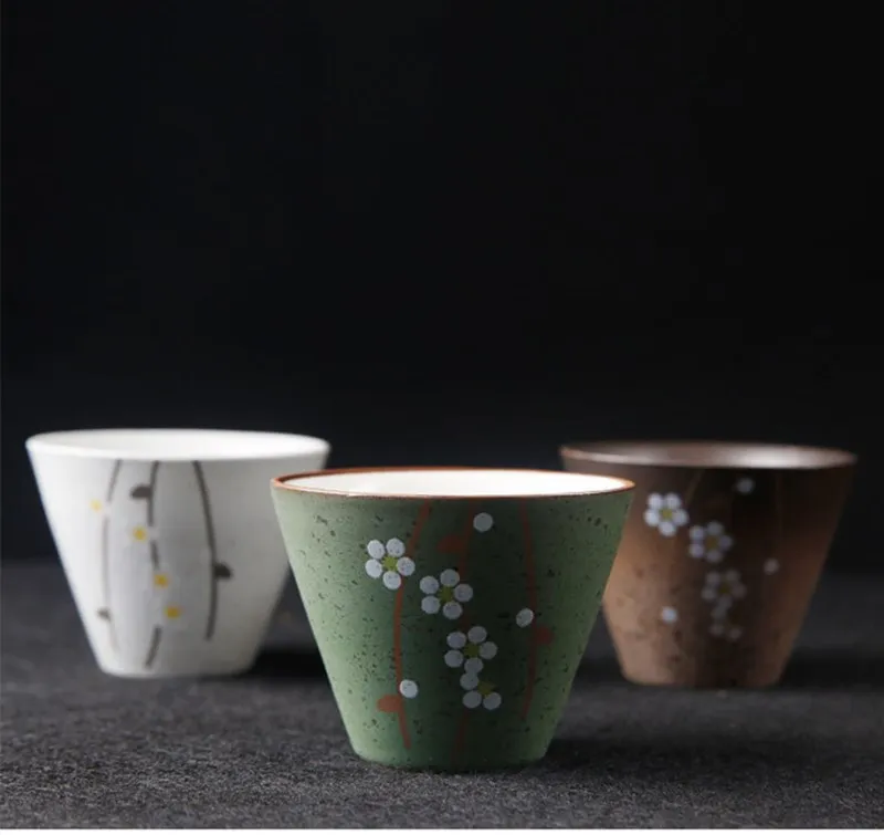 Японская чаша для чая керамическая кружка с цветком вишни свадебный подарок