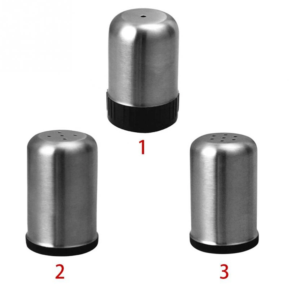 Баночка для специй из нержавеющей стали токарная соль сахар специи шейкер