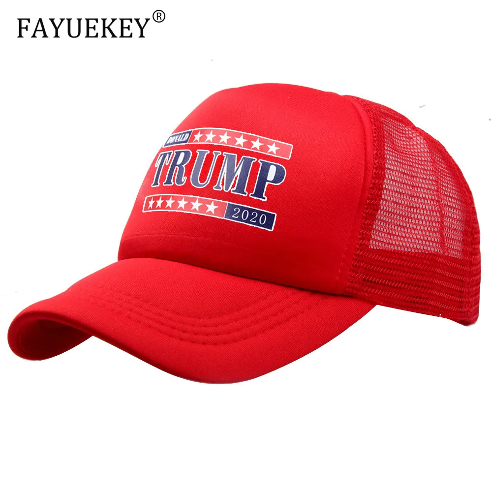 Trump 2020 красная черная сетчатая бейсболка кепка для мужчин и женщин делает Америку