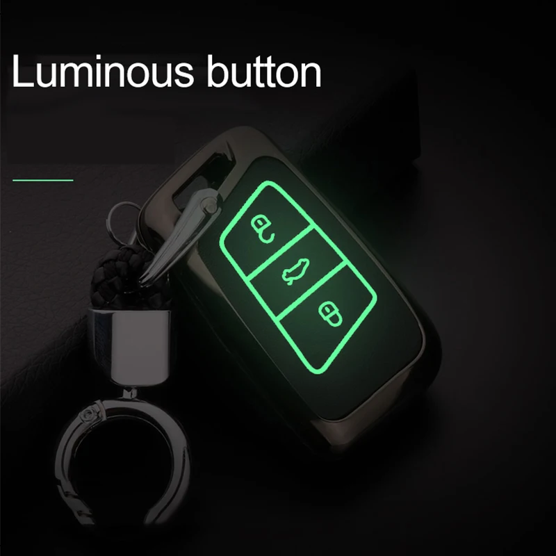 Светящаяся обувь без каблука Кожаная для вождения ключ крышка чехол Skoda Kodiaq