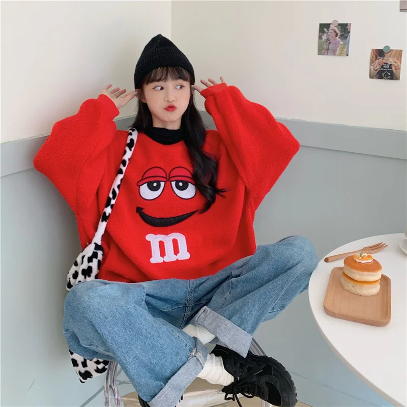 

Autumn and Winter Wool Plush Winter Furry Sweater for Women Jum
