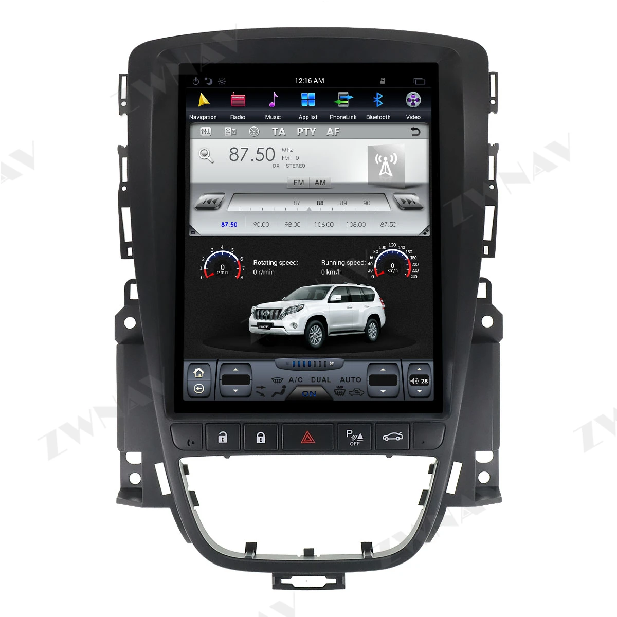 Автомобильный мультимедийный плеер 128G в стиле Tesla для 2010 2011 2012 2013 OPEL Vauxhall Holden Astra J