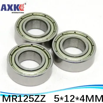 AXK (1 шт.) двойной экранированный Миниатюрный глубокий шаровой подшипник MR125ZZ 5*12*4