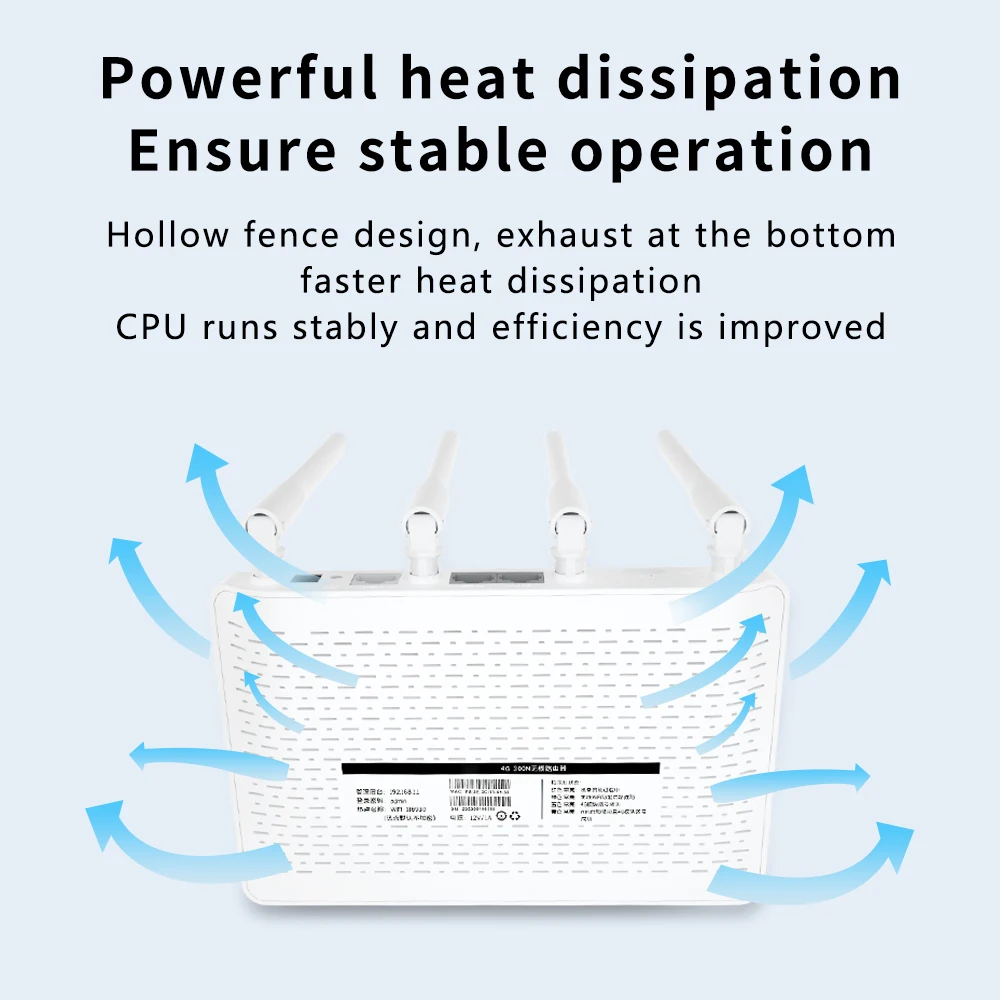 cioswi we2805a unlocked 4g lte wireless router 300mbps 4pcs antennas with sim card slot wanlan port indoor wireless wifi router free global shipping
