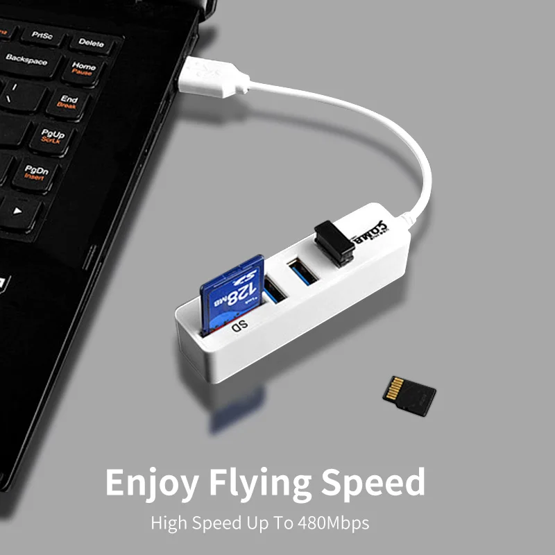 usb концентратор fonken с кардридер