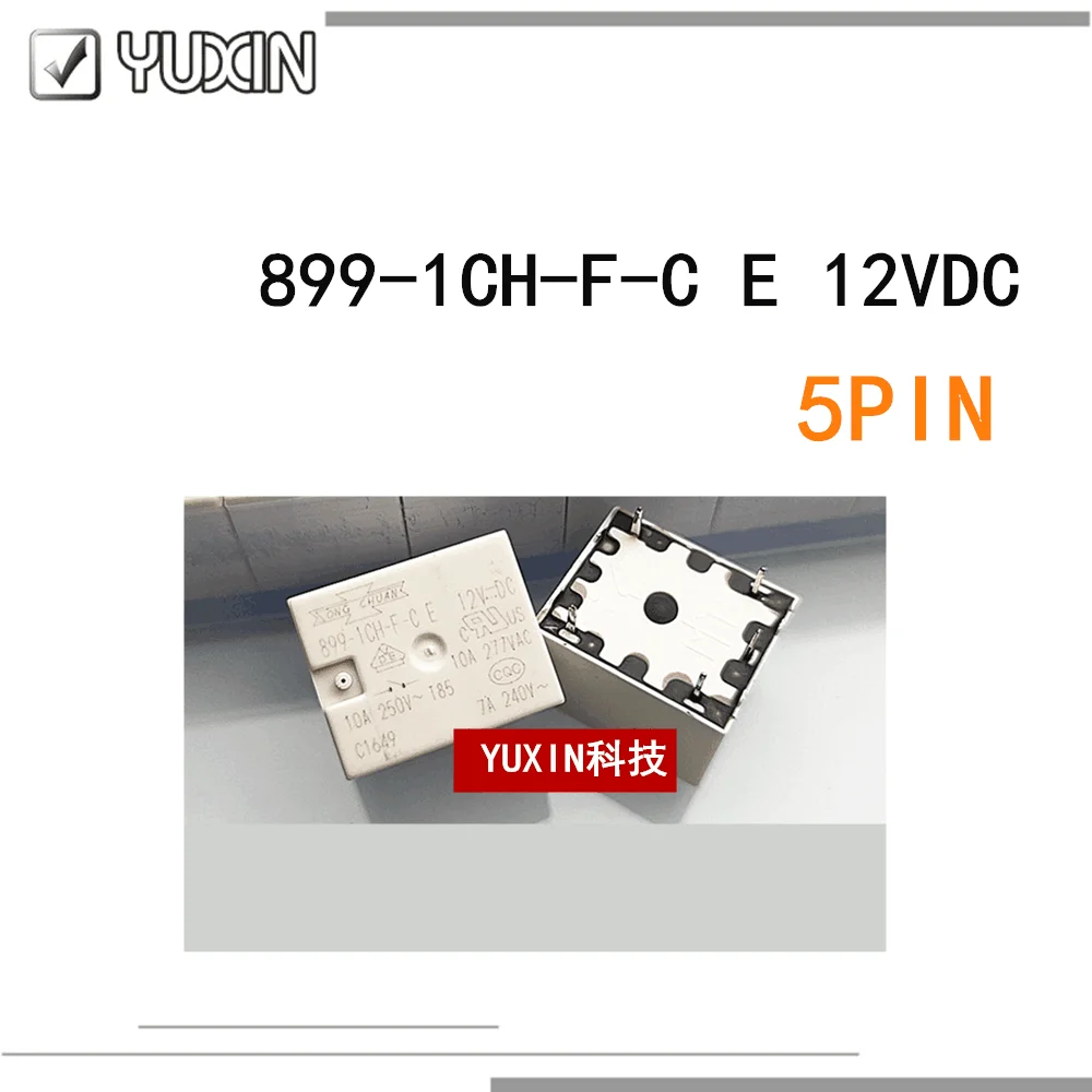 Реле сигнальное 5 штук/лот 100% оригинальное и новое 899-1CH-F-C-E-12VDC E-12VDC 899 1CH F C включ.