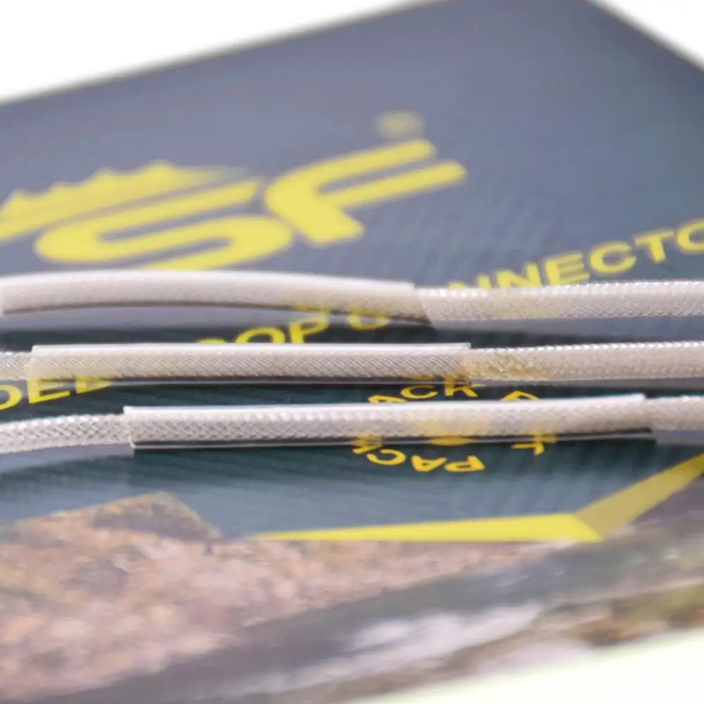 Рыболовная леска плетеная петля коннектор 50 фунтов 15 см 6 шт.|braided loop|fishing leaderbraided
