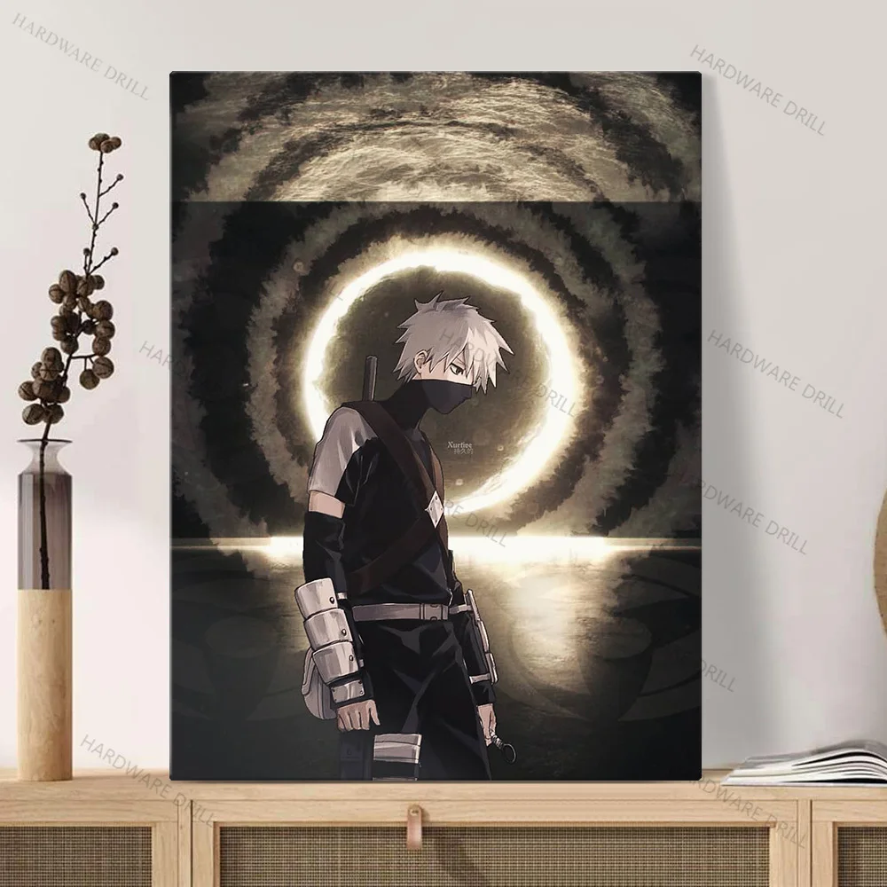 Алмазная живопись 5d сделай сам с японским аниме ниндзя домашняя полноформатная