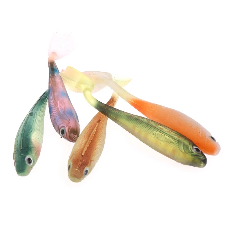 5 шт. рыболовные приманки мягкая искусственная рыба портом мама 9 см 5g