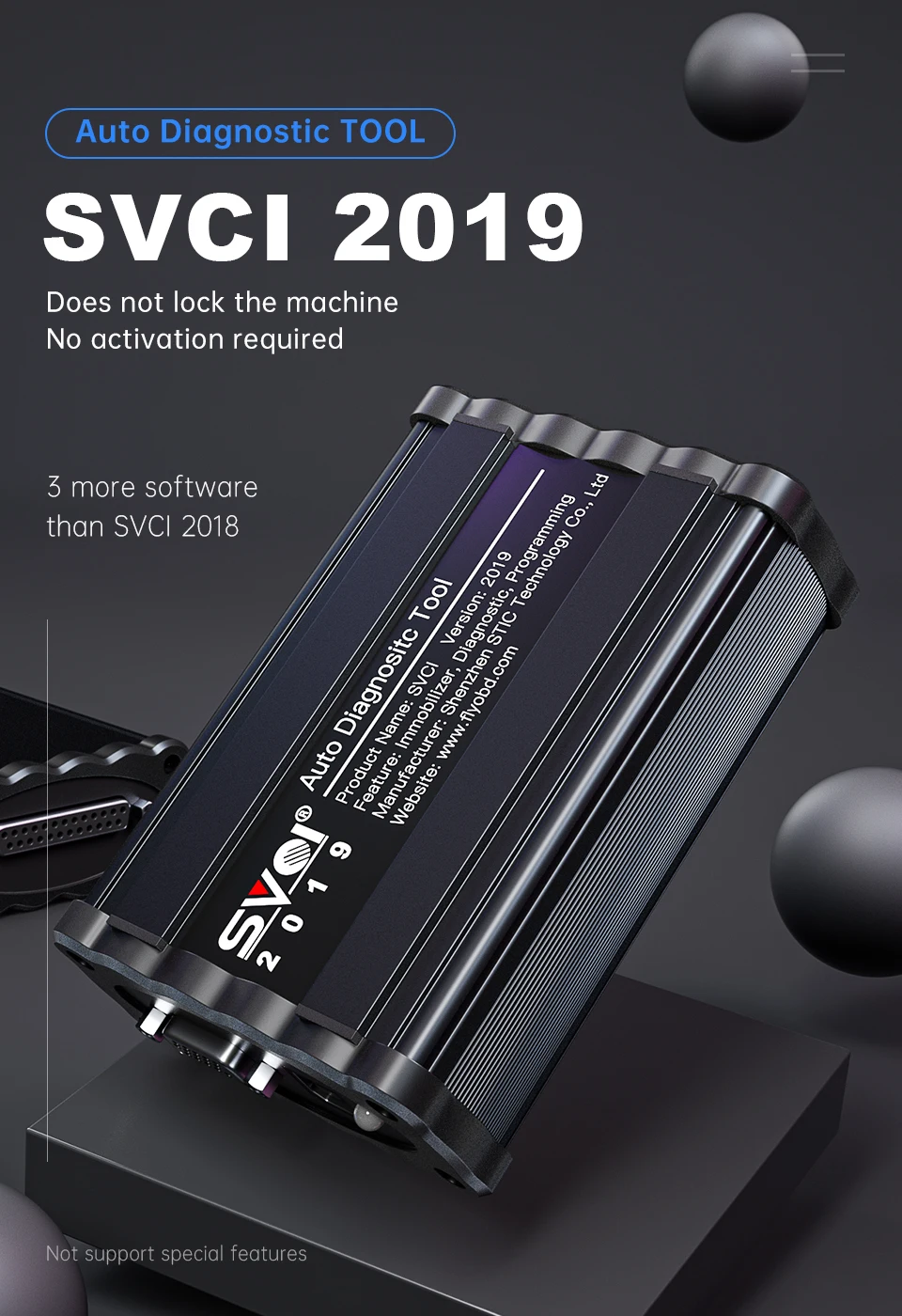 FVDI SVCI 2020 2019 ABRITES программист SVCI2020 функция VVDI2 V2015 V2014 2018 без ограничений
