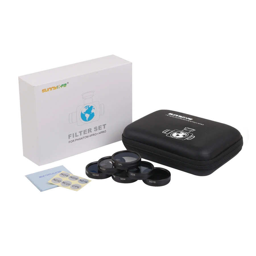 Фильтр для объектива камеры Phantom 4 Pro MCUV CPL ND4/8/16/32 DJI PRO/PRO + V2.0 & Advanced | Электроника