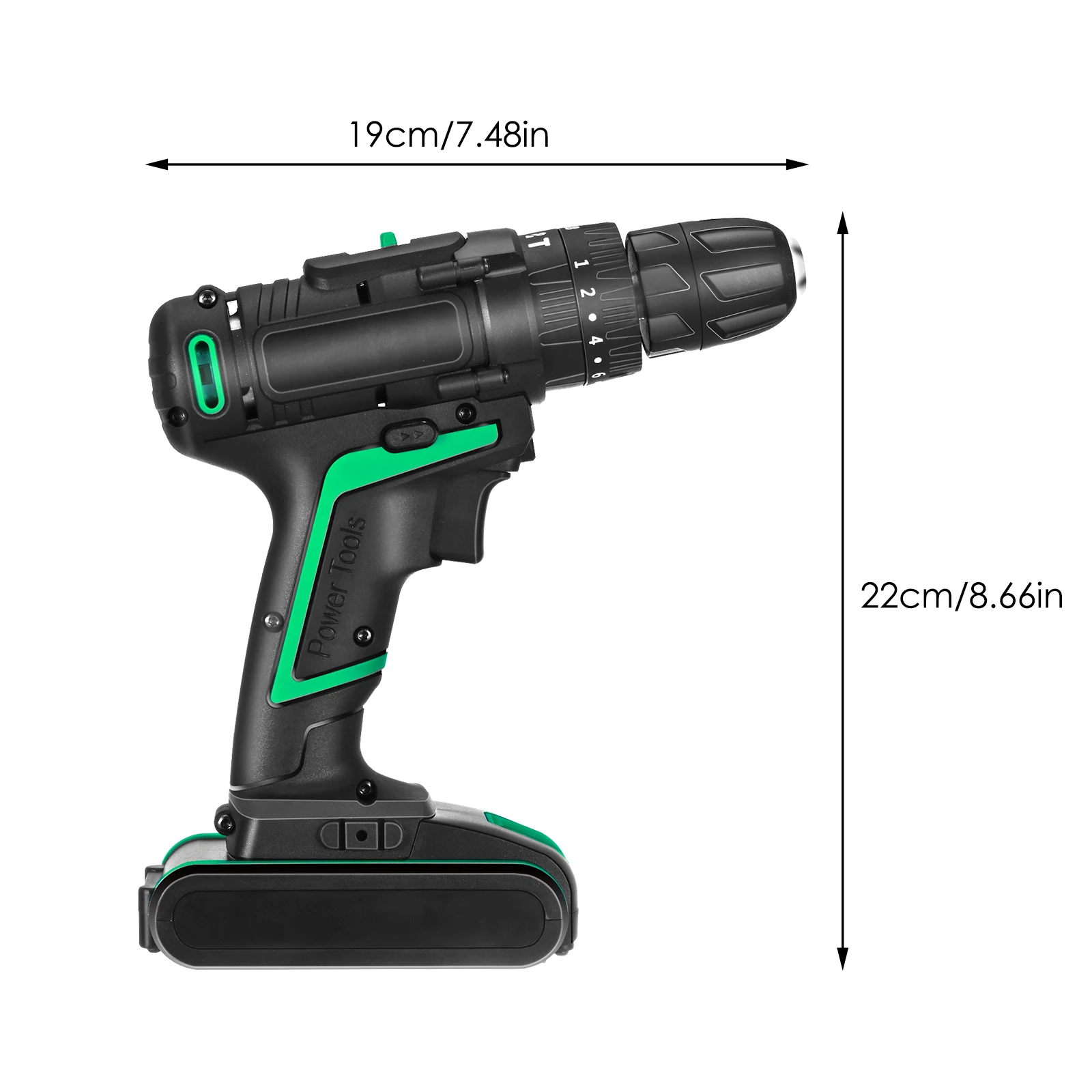

25-Volt Max Lithium Ion (Li-ion) Cordless Drill With 2 AH BatteryEasy To Use Drill Cordless Drill Electric Screwdriver