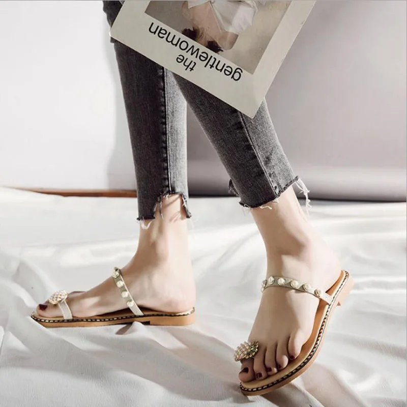 2020 Популярные летние женские сандалии на Плоском Каблуке плоской подошве в