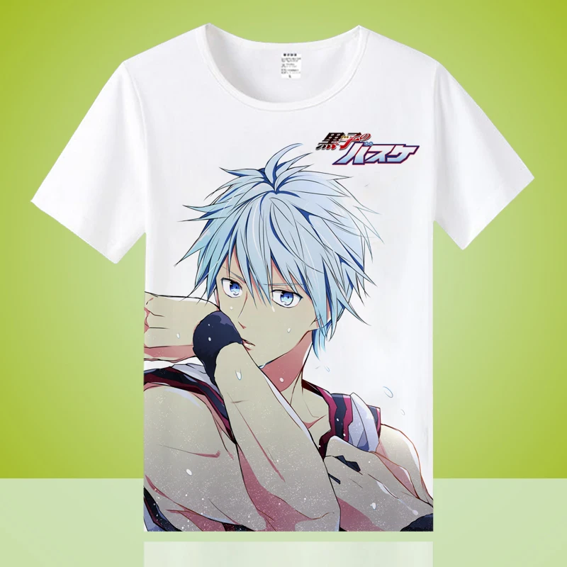 Хлопковая футболка с коротким рукавом для косплея аниме повседневная куроко без