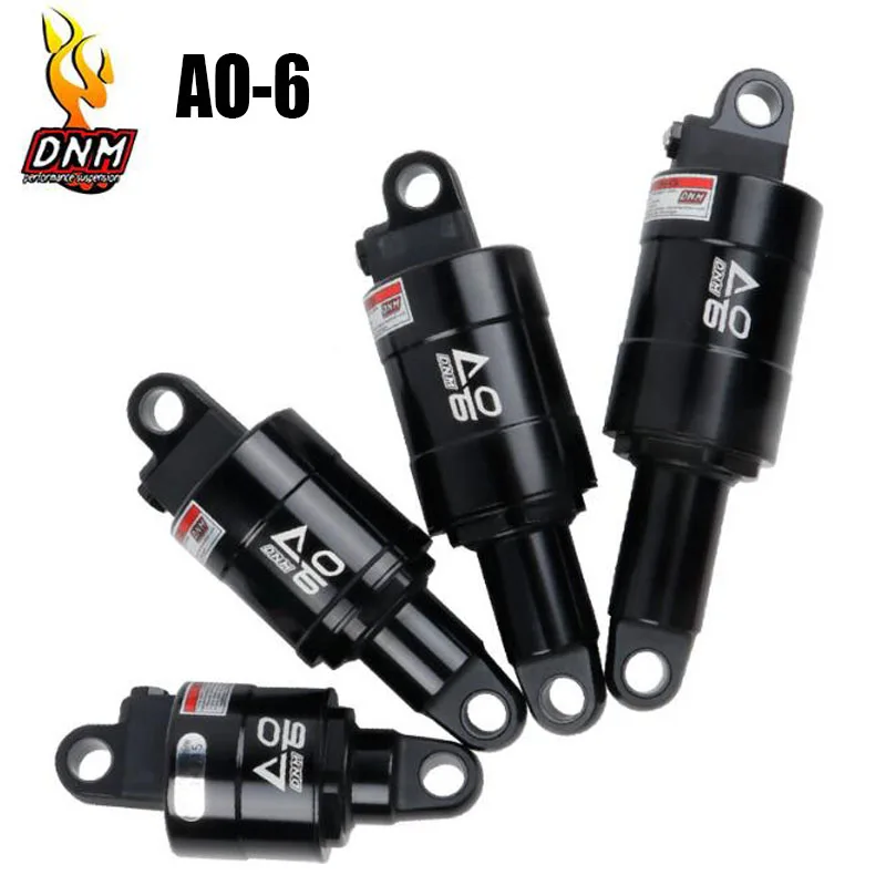 DNM AO-6 Mountain Bike Air Rear Shock Absorber Soft Tail 100 125 150 165mm Super Light Foldable Bicycle Accessories