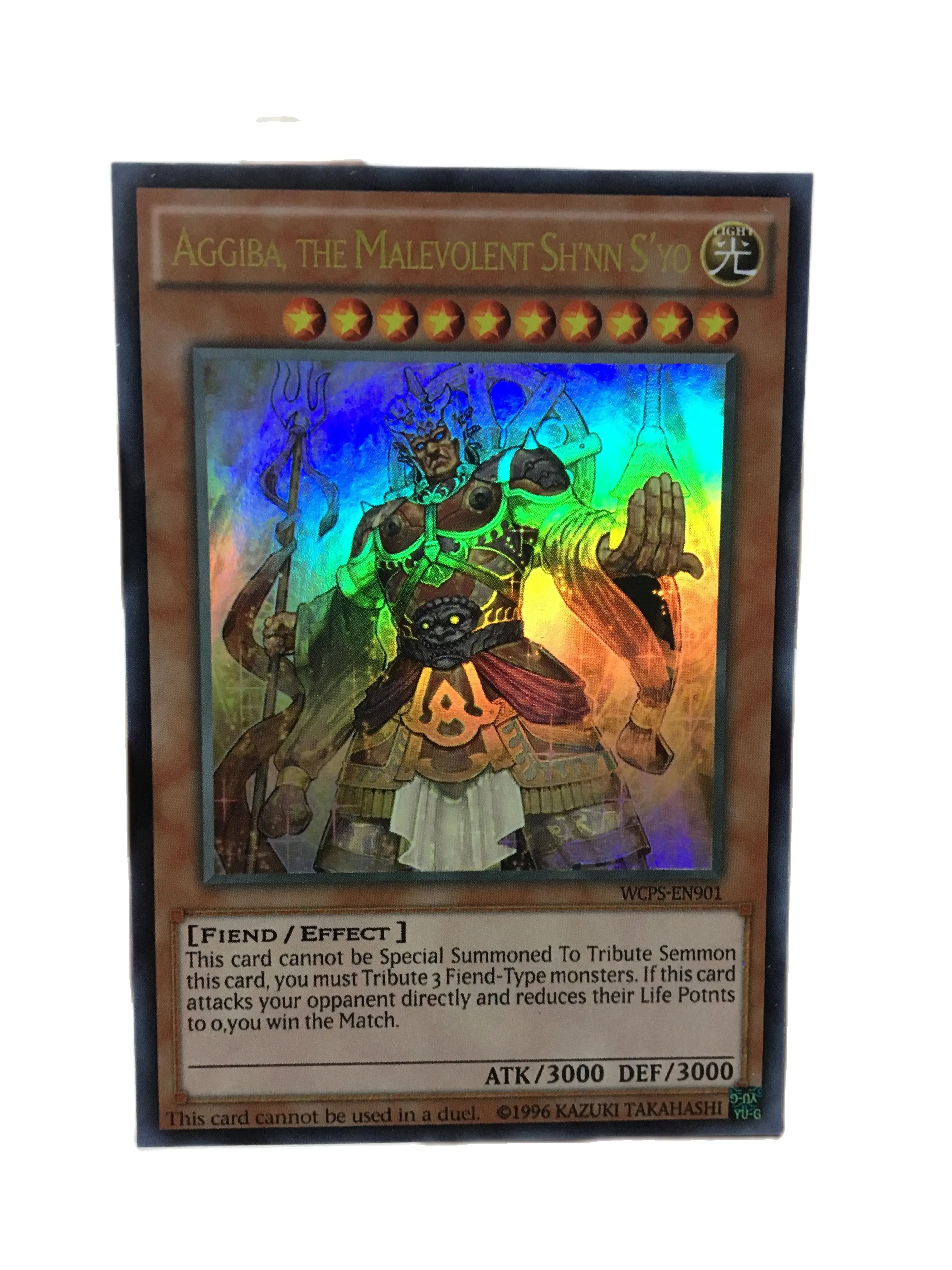 

Yu-Gi-Oh! Всемирный конгресс 2009 приз карты Roa Ктулху Ajiba "сделай сам" коллекция хобби анимации карты