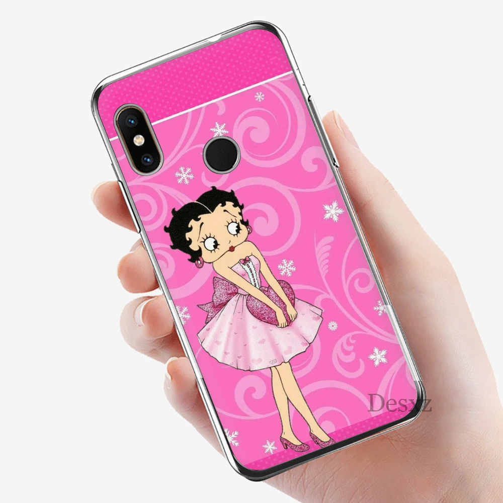 Чехол для телефона Xiaomi Redmi GO 7 S2 4A 4X5 5A плюс 6 6A 7A K20 Pro крышка Betty Boop