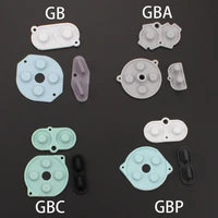 1set rubber conductive buttons a b d pad for gameboy classic gb gba gbc gbp gba sp silicone start select keypad repair parts