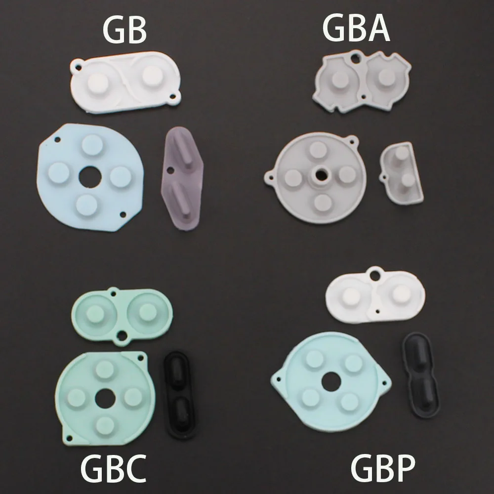 1 комплект резиновый проводящий кнопки A B D pad для GameBoy классический ГБ GBA GBC GBP SP