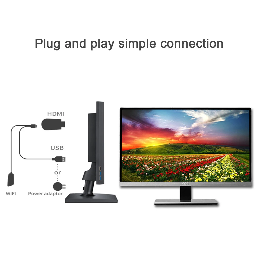 Потоковые медиаплееры беспроводной дисплей Dongle 2 4G/5G WiFi двухъядерный 4K HDMI tv Stick