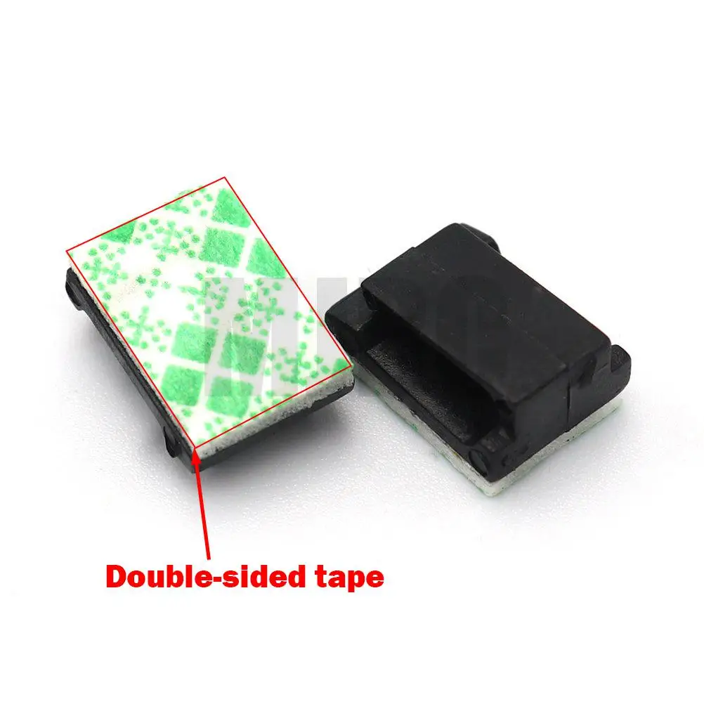 20 шт. клейкий держатель провода и кабеля зажим для галстука органайзер падения ESC