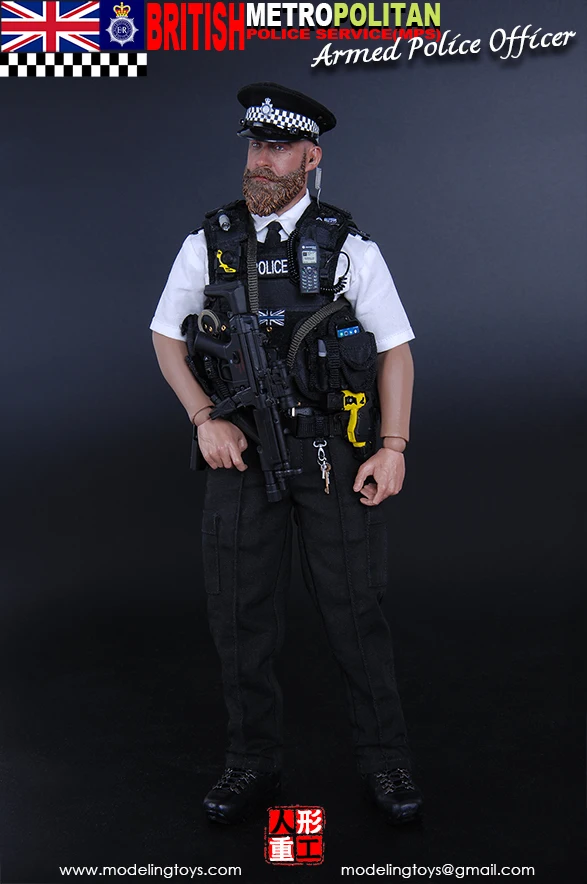 MODELING TOYS MILITARY SERIES: BRITISH METROPOLITAN POLICE SERVICE - ARMED OFFICER 1/6 Figure MMS9002 A Best Price | Игрушки и хобби