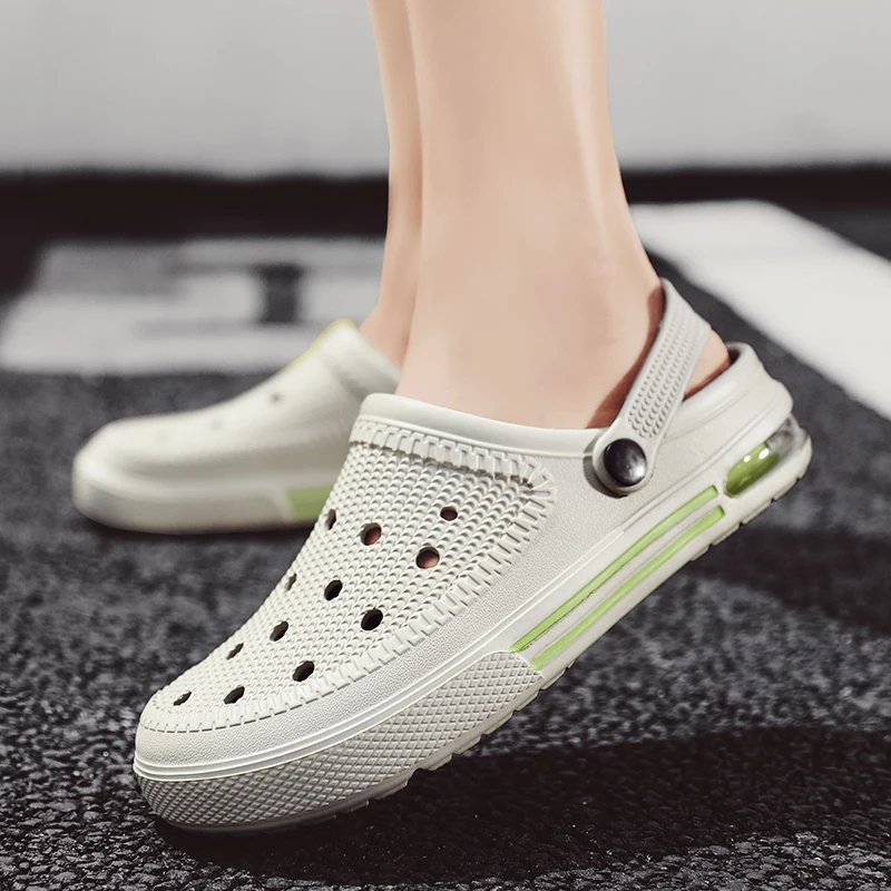 Мужские шлепанцы Пляжные Летняя уличная садовая обувь Zapatillas Hombre сандалии для