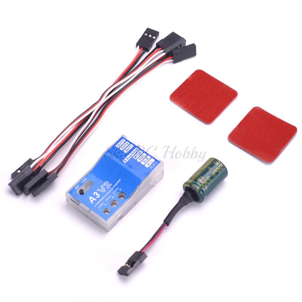 Высококачественный 3 осевой гироскоп A3 V2 Контроллер полета самолета