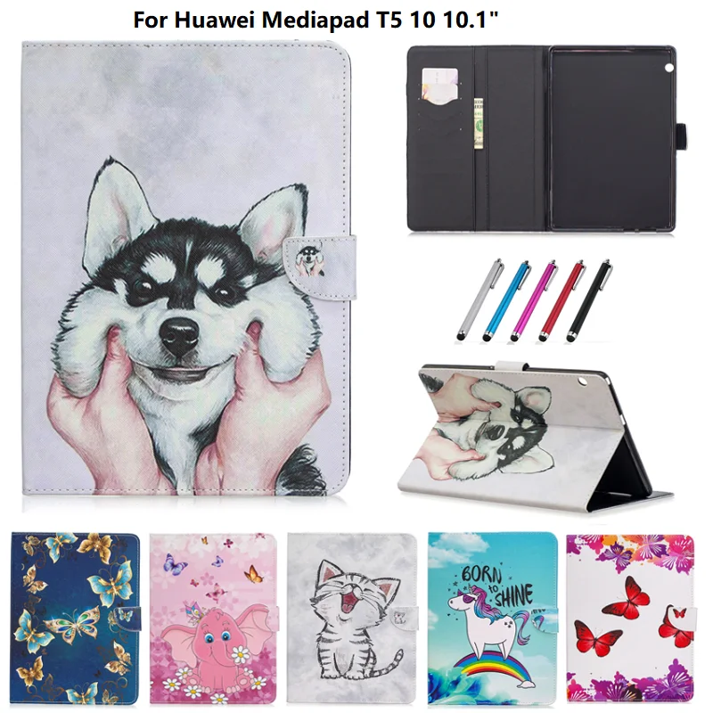 Чехол для Huawei Mediapad T5 10 1 &quotУмный складной чехол подставка Media pad AGS2 W09/L09/L03/W19