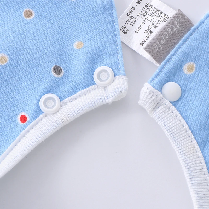 Bandana para beb&eacute;, babero de algod&oacute;n para reci&eacute;n nacido, c&oacute;moda alimentaci&oacute;n, toalla de Saliva, bufanda de estrella, babero giratorio de 360 &deg;, art&iacute;culos suaves para ni&ntilde;os-2