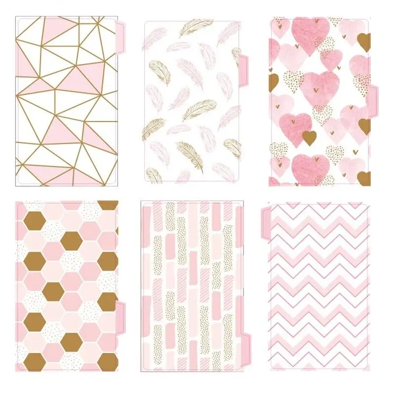 5pcs/set A5/A6 Loose Leaf Inner Page for Notebook Divider Index Separator Diary Paper Planner Binders Office Students Supplies | Канцтовары