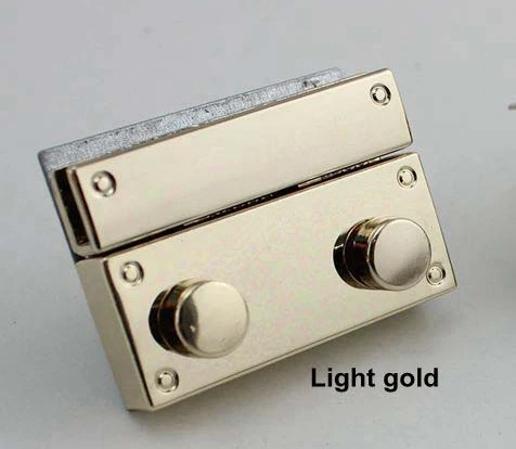 16 light gold 18 новых замков заменяет, только 1 шт замок Ремонт вашей сумки, замок для экономии женских сумок, ремонт мужской портфель сумки кошелек - Цвет: 16 light gold