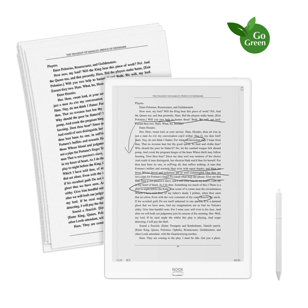 Новая модель BOOX MAX3 электронная книга читатель первый Android 9,0 13,3 дюймовый e-Reader 4G/64G type-C(поддержка OTG) e-ink планшетный ПК