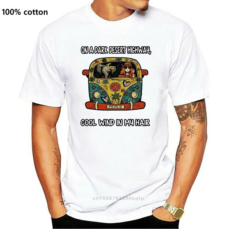 

Новинка на тёмном десерте шоссе холодный ветер в моих волосах хиппи черная футболка M 6 Xl