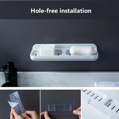 Двухслойный пластиковый настенный сливной ящик для душа дизайн лоток стеллаж