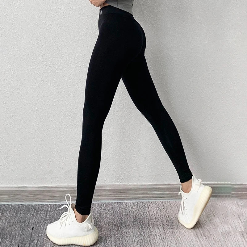 Леггинсы NORMOV женские бесшовные с высокой талией однотонные джеггинсы эффектом