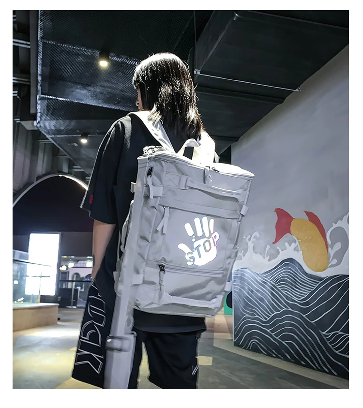 

PB3816 2021 new Trendy large-capacity high school student school bag, leisure computer travel backpack