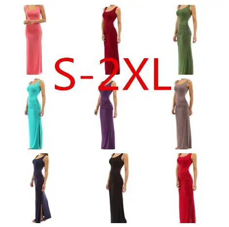 

Summer Women Sexy Sleeveless Tank Bodycon Dress Cross Criss fold Blend Club Party Slim Dresses vestidos Split Dress