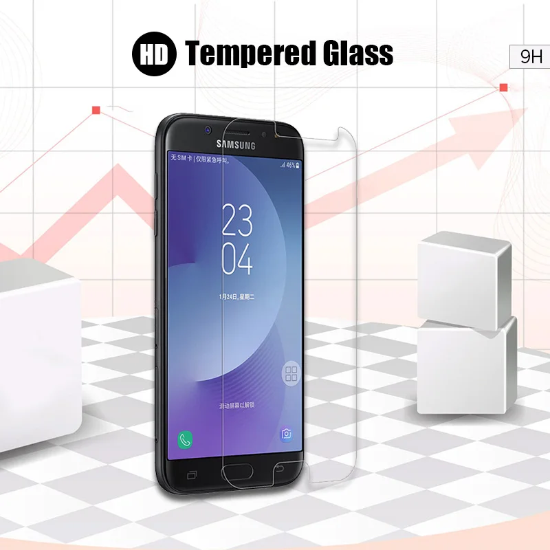 Защитная пленка для телефона Samsung J5 J3 J7 J710 2015 2016 2017 закаленное стекло Galaxy J330 J530 J730