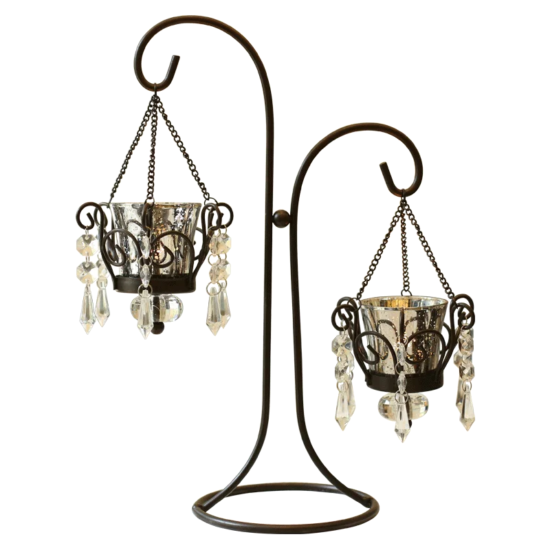 Маленький подсвечник в скандинавском стиле украшение геометрическом простой