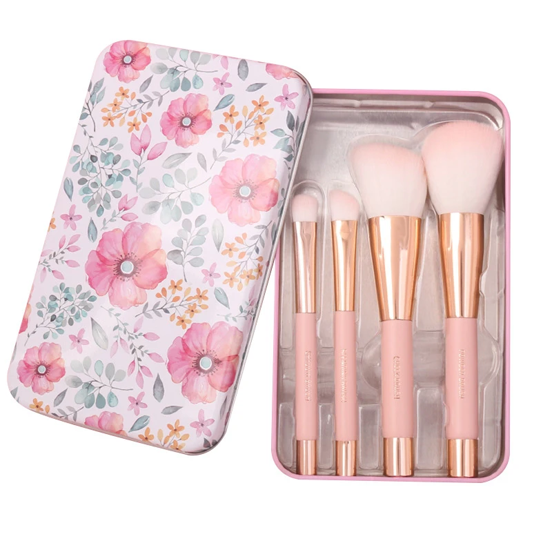 

4Pcs Makeup Brushes Eye Shadow Brush Smudge Brush Loose Powder Brush Blush Brush Skin-friendly Portable High Quality Beauty Tool