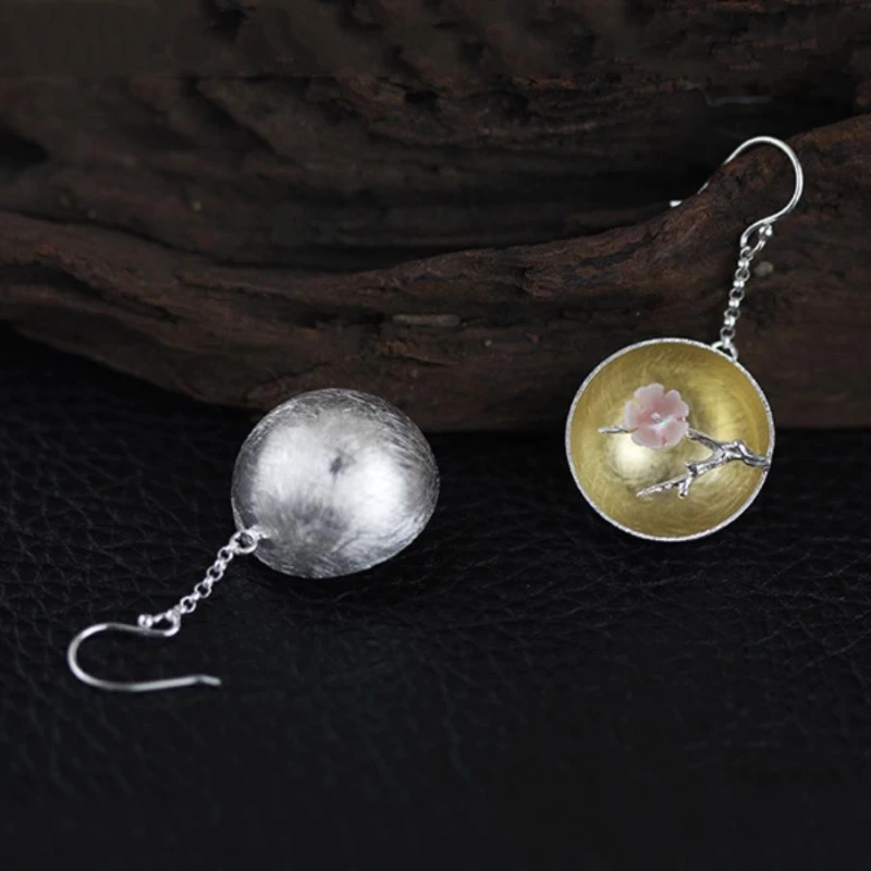 Женские винтажные серьги-капельки INATURE из стерлингового серебра 925 пробы с